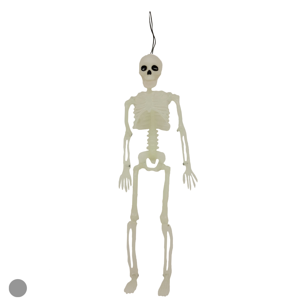 ESQUELETO MOVEL ARTICULADO (FLUORESCENTE) 40cm