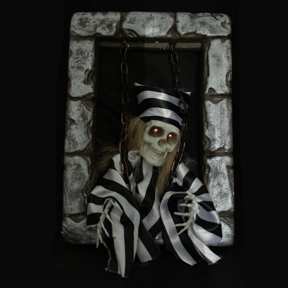 BONECO ANIMATRONIC PABLO JANELA 45CM (BRANCO)