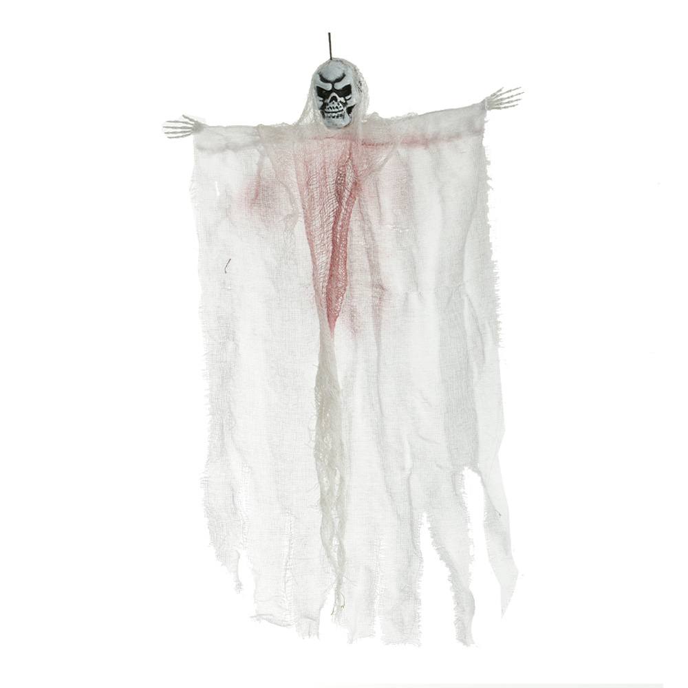 BONECO CAVEIRA FERNANDO 60CM (BRANCO)