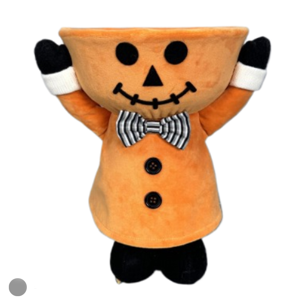 BONECO PORTA DOCES (LARANJA) 28cm