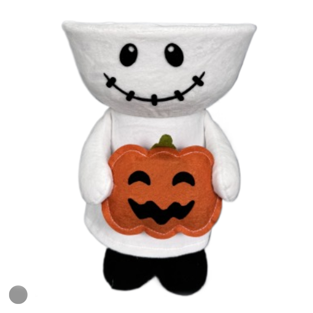 BONECO PORTA DOCES (BRANCO) 28cm