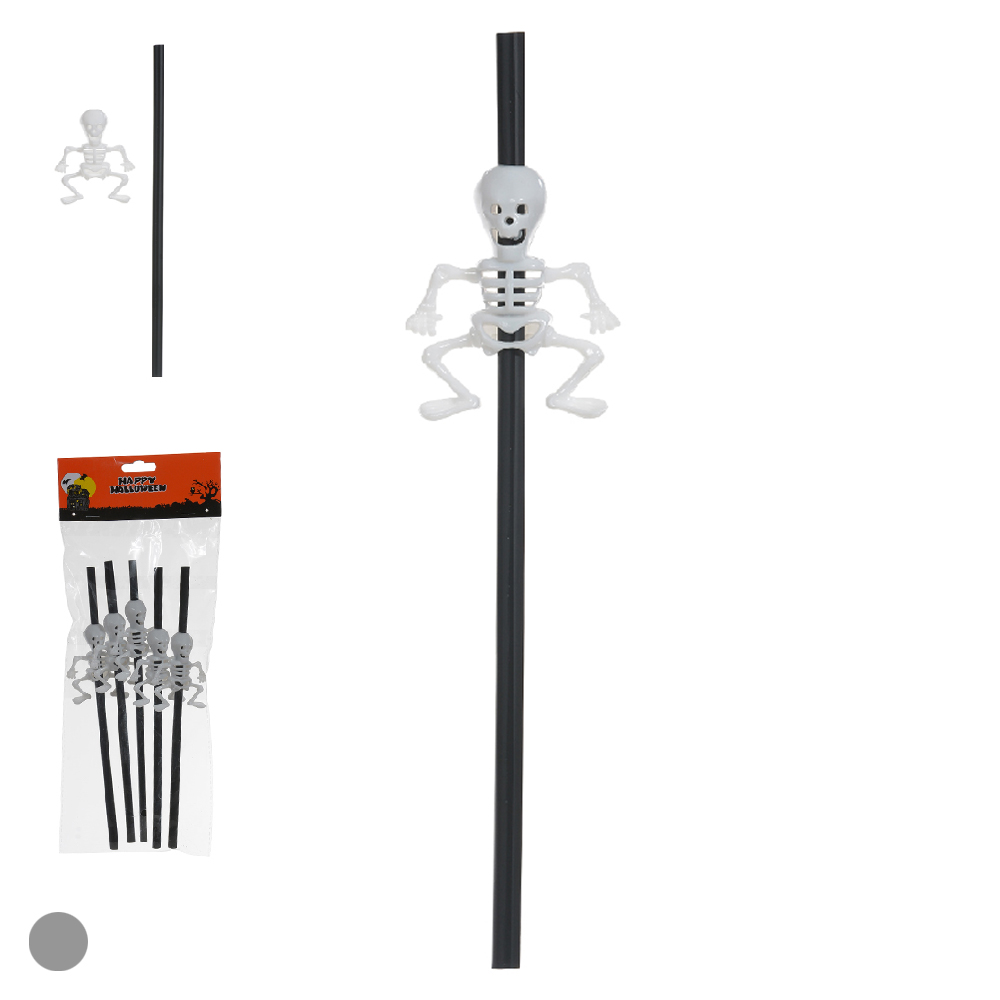 CANUDO ESQUELETO C/5 UND (BRANCO) 17cm