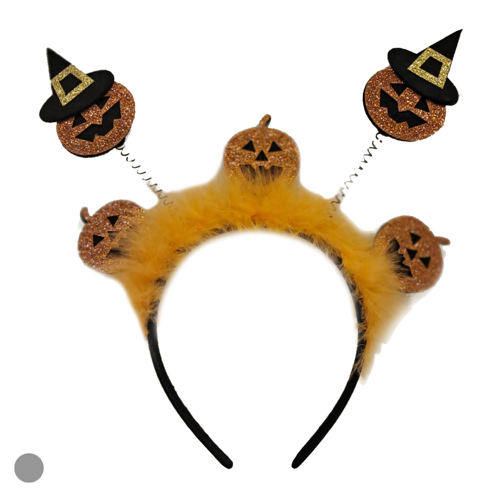 TIARA ABOBORAS (LARANJA) 22cm