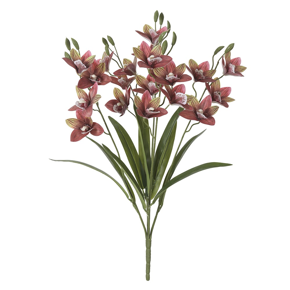 B.ORQUIDEA CYMBIDIUM REAL TOQUE X20 (PURPURA) 59cm