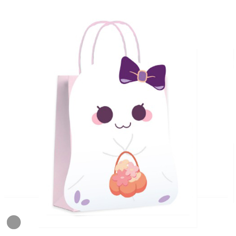 SACOLAS G PAPEL FANTASMA SWEET (ROSA) 18X23X10cm