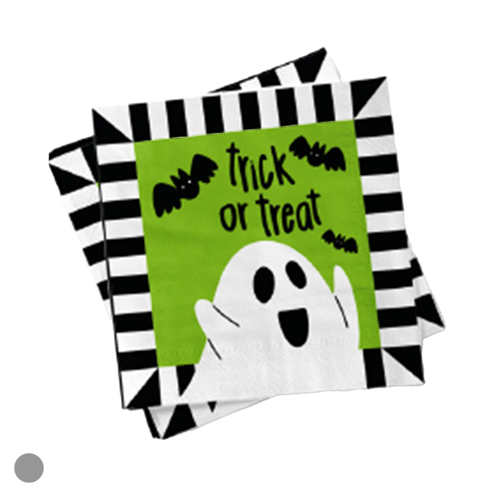 GUARDANAPO PAPEL DOCE TRAVESSURA LISTRAS C/20 UND (VERDE) 33X33cm