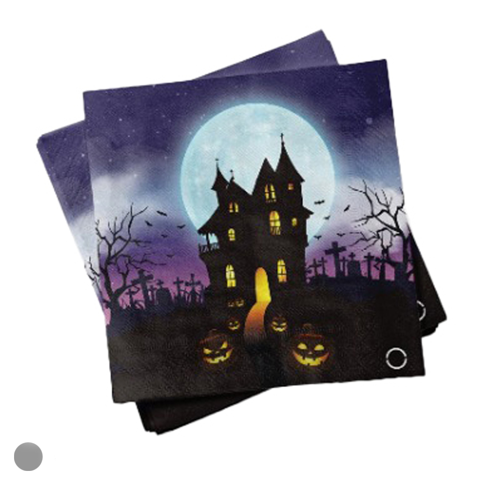 GUARDANAPO PAPEL FLORESTA C/20 UND (ROXO) 33X33cm