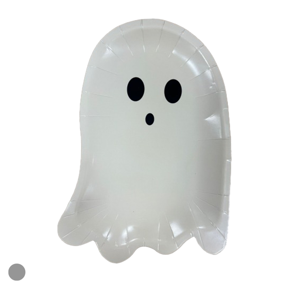 PRATO PAPEL POP FANTASMA C/10 (BRANCO) 19X17X1,2cm