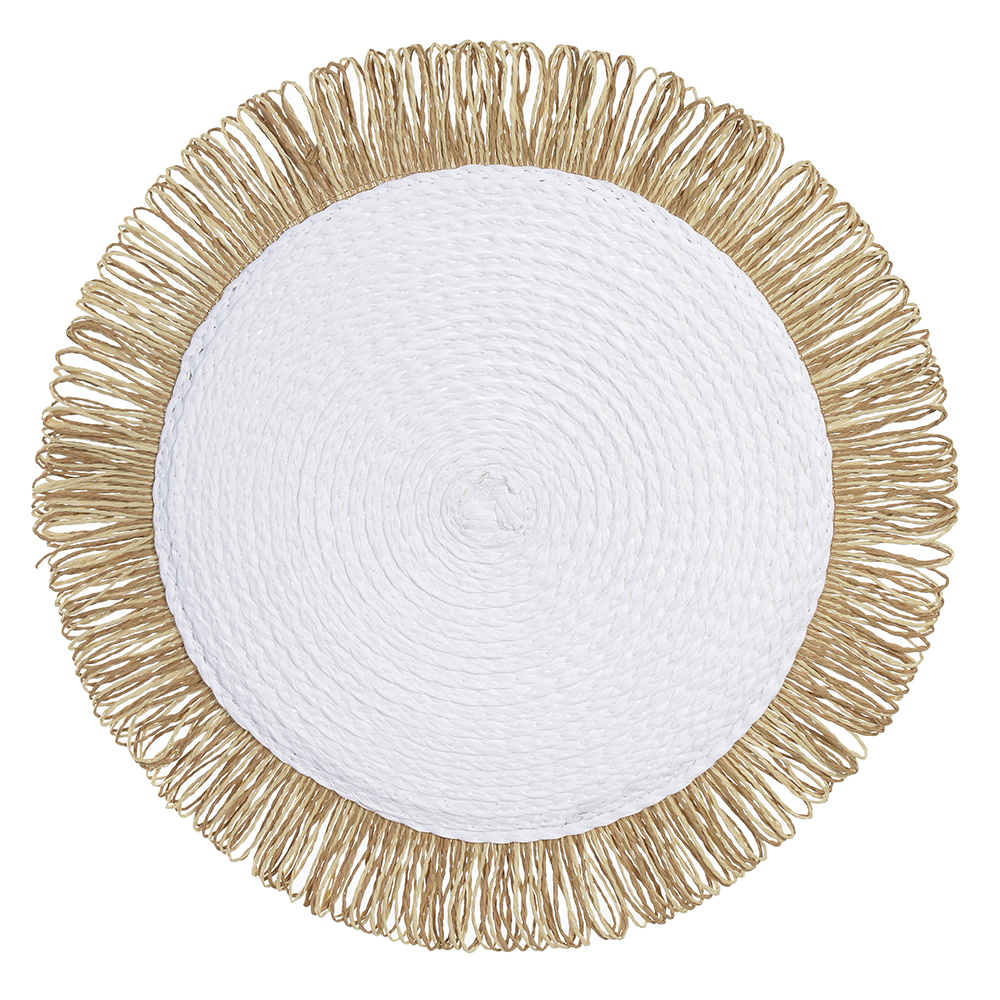 LUGAR AMERICANO FIB.PAPEL 38d FRANJAS (OFF WHITE)