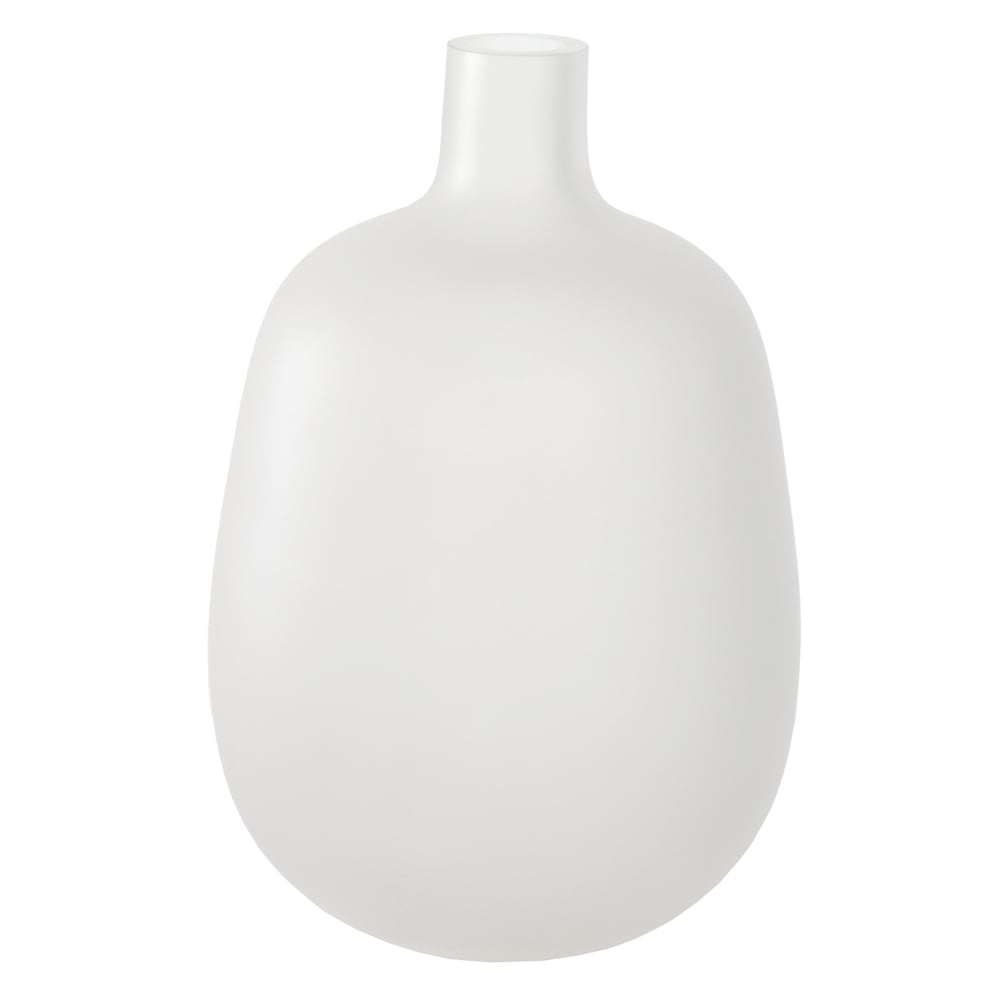 VASO DECORATIVO VIDRO (TRANSPARENTE FOSCO) 30cm 21d