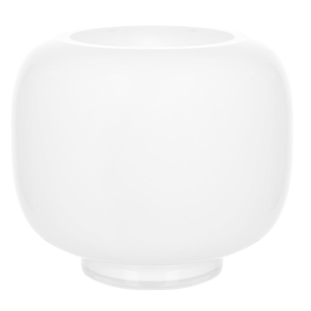 VASO DECORATIVO VIDRO (BRANCO) 26cm 30d