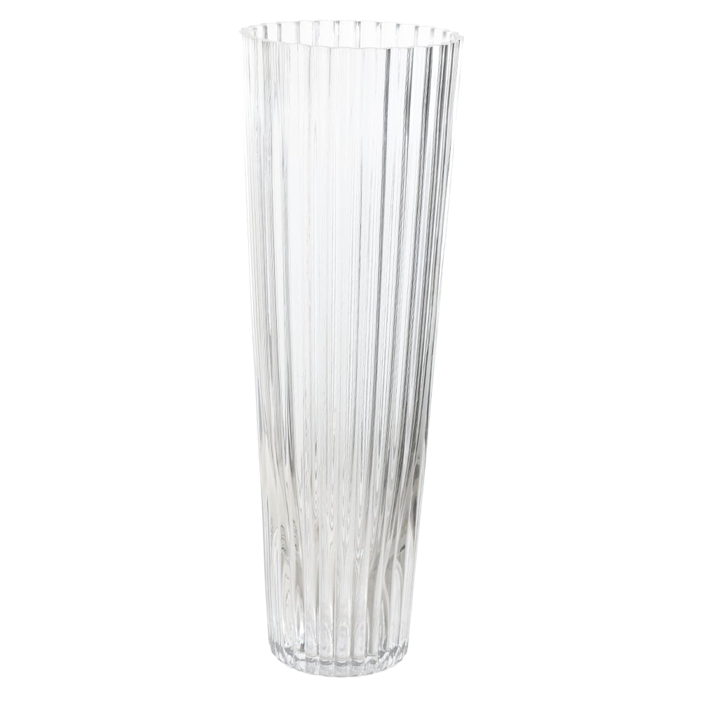 VASO DECORATIVO VIDRO (TRANSPARENTE) 40cm 14d