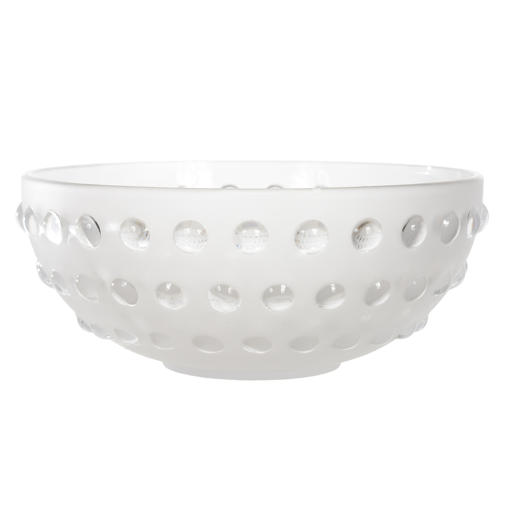 CENTRO DE MESA VIDRO BALLS (TRANSPARENTE FOSCO) 10,5cm 24,8d