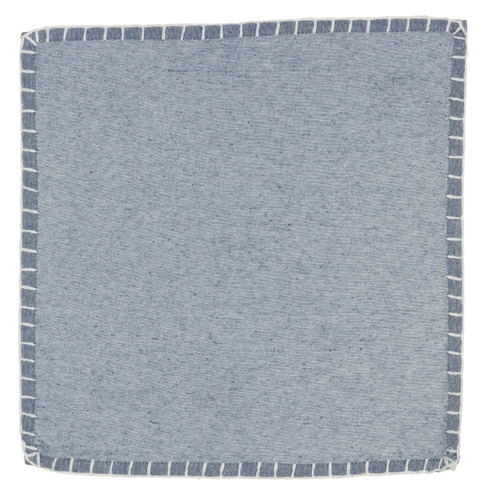 CJ GUARDANAPO ALGODAO 40X40cm C/4 PCS JERI (AZUL)