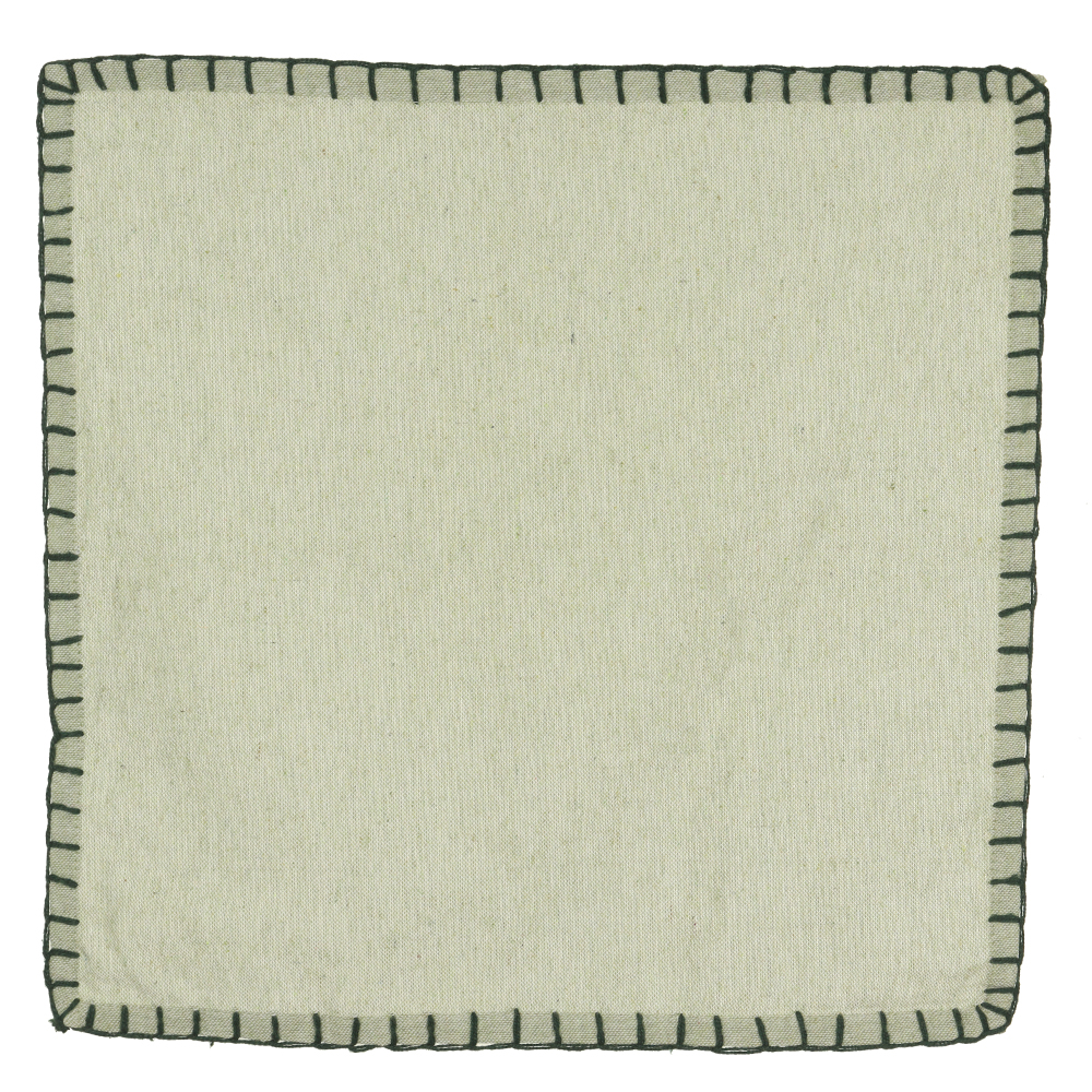 CJ GUARDANAPO ALGODAO 40X40cm C/4 PCS JERI (VERDE)