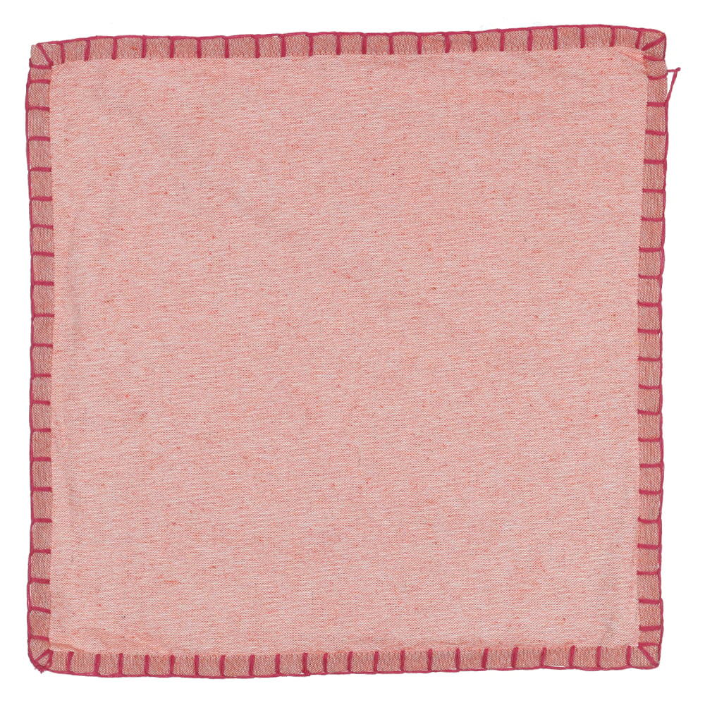 CJ GUARDANAPO ALGODAO 40X40cm C/4 PCS JERI (ROSA)