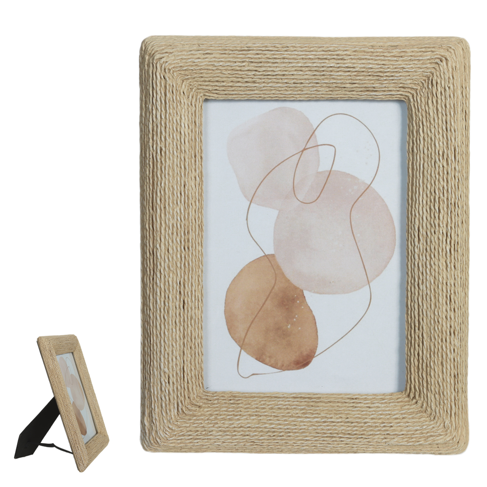 PORTA RETRATO POLIRESINA FTO 13X18 (BEGE) 23,5X18X2cm