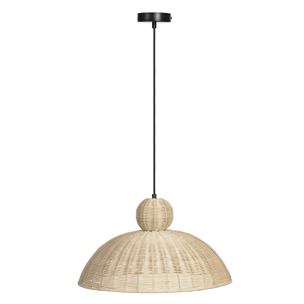 PENDENTE RATTAN BIVOLT (NATURAL) 26cm 45d