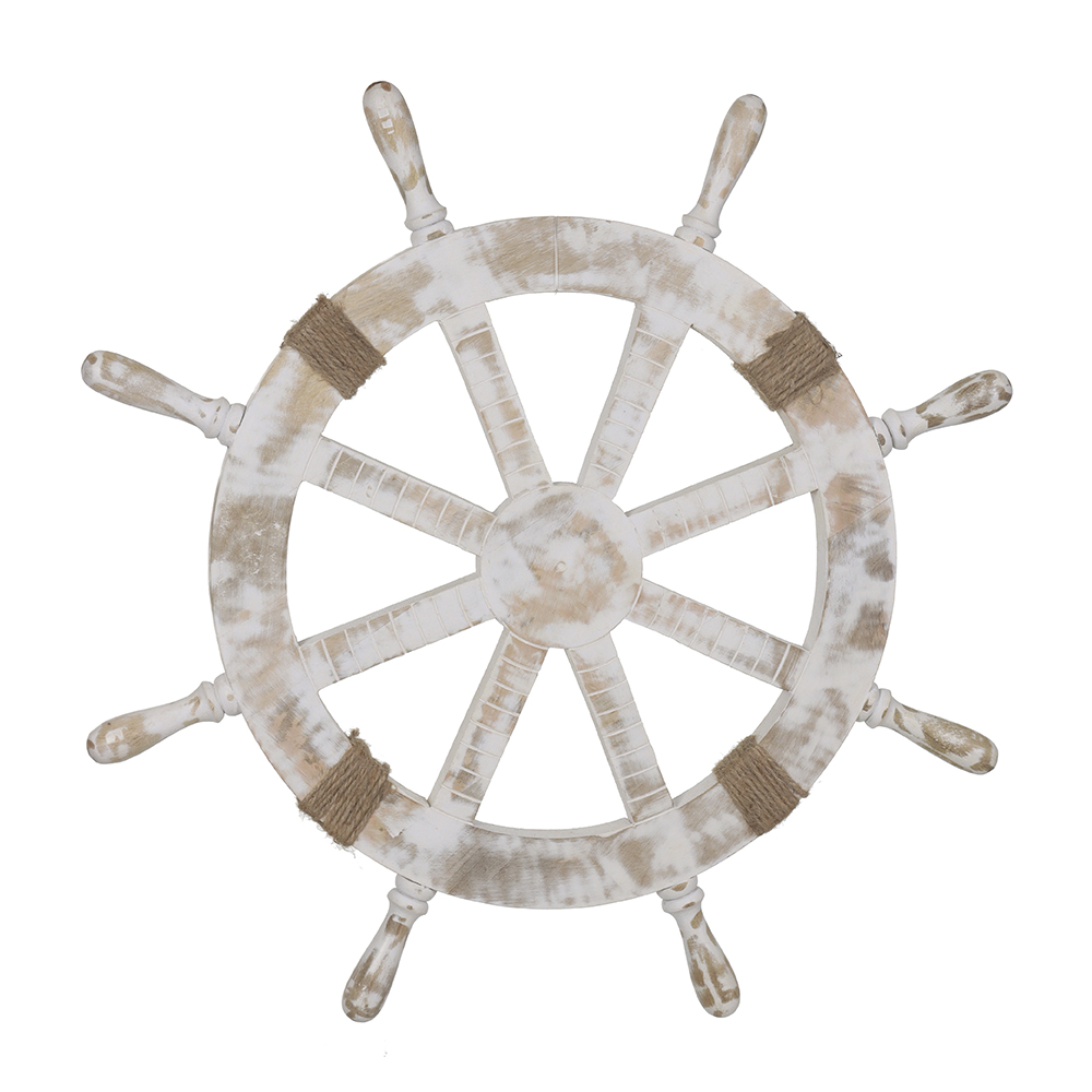 ESCULTURA DECORATIVA MADEIRA LEME (BRANCO) 55X55X2,5cm