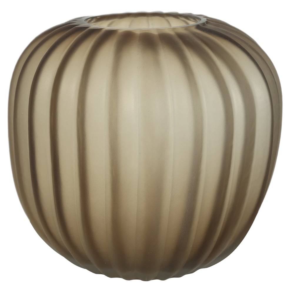 VASO DECORATIVO VIDRO (MARROM) 27cm 30d