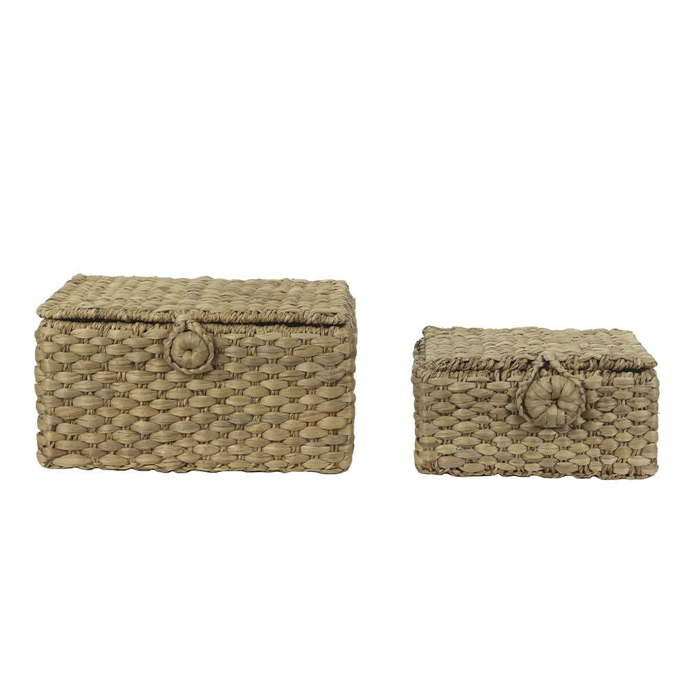 KIT BAUS FIBRA NATURAL C/2 (NATURAL) 40X28X20cm