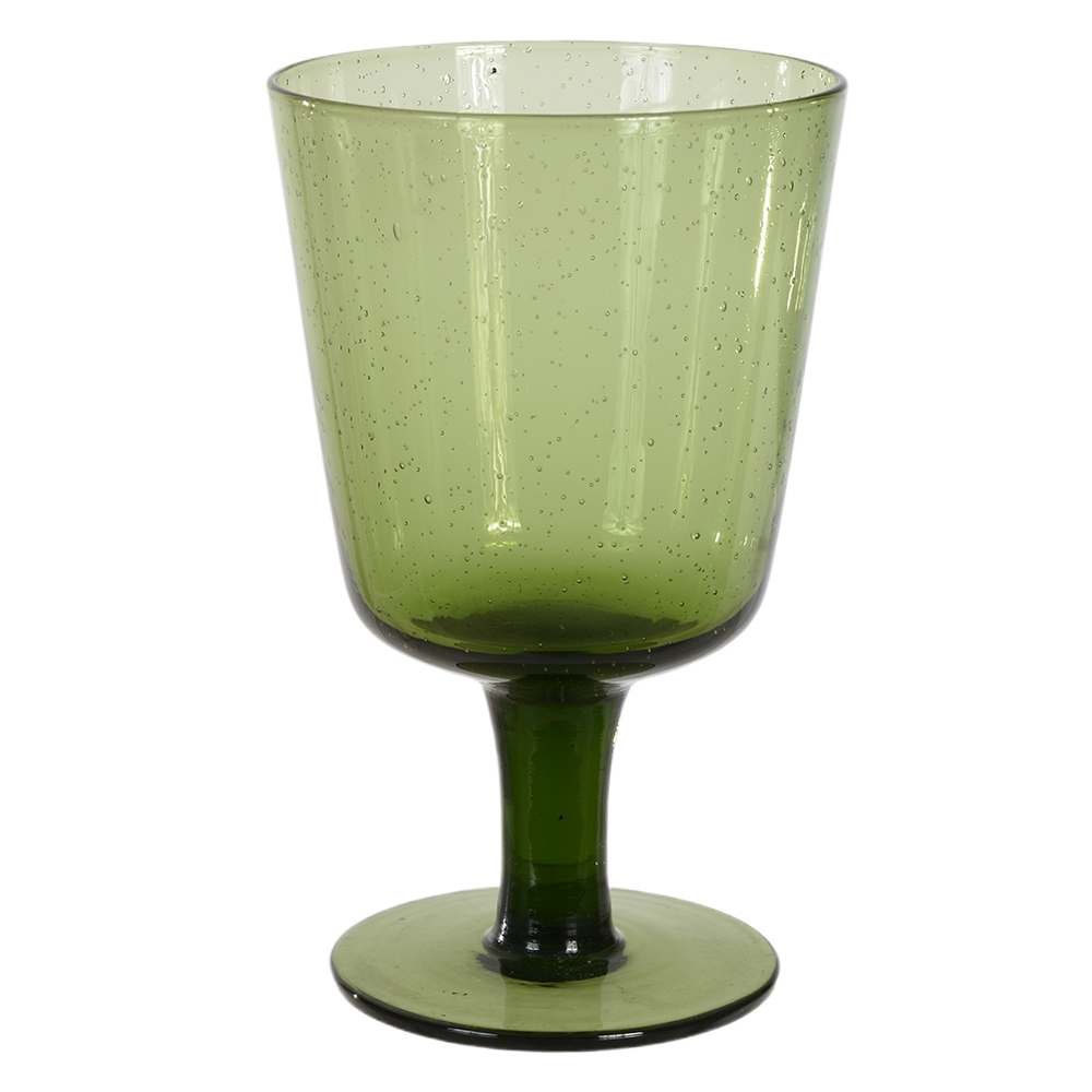 CJ TACAS AGUA 340ml 13,5X8,7cm C/2 PCS BOLHAS (VERDE)