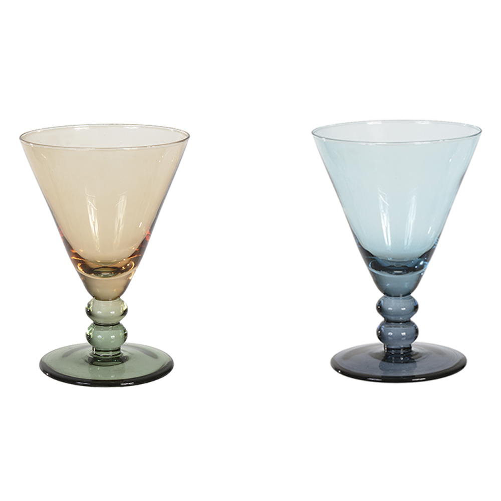 CJ TACA AGUA 210ml 13X9cm C/4 PCS FUSION (COLORIDO)