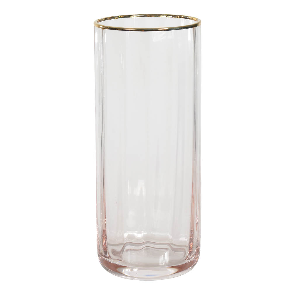 CJ COPO 420ml 15,4X6,4cm C/4 PCS LUMIS (ROSE)