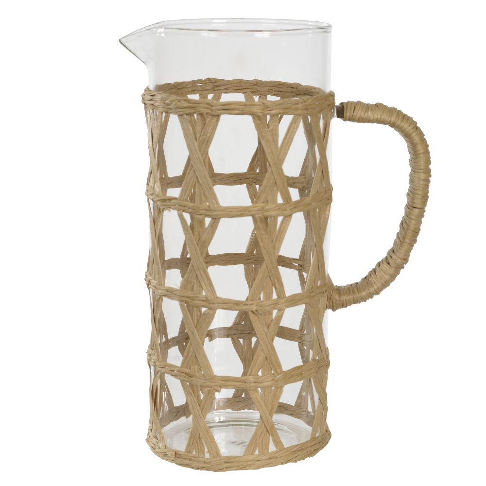 JARRA VIDRO BORO 1500ml 24X17,5cm TRAMAS (TRANSPARENTE)