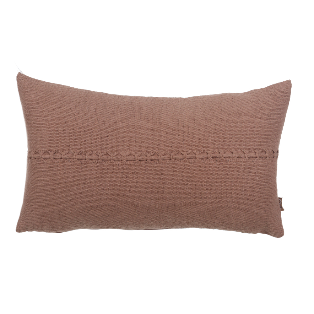 ALMOFADA BAGUETE ALGODAO (MARROM) 50X30cm