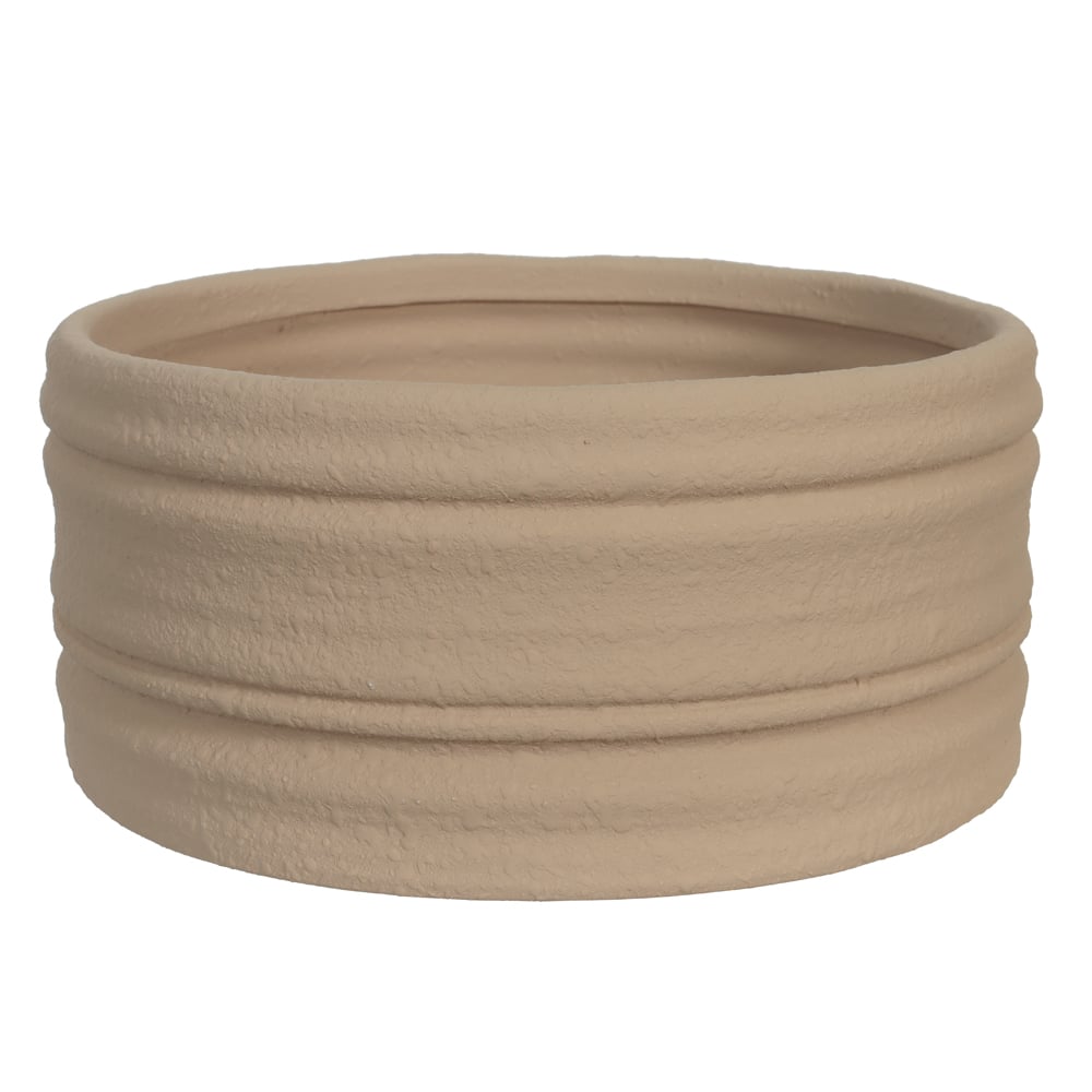 CENTRO DE MESA CERAMICA (BEGE) 10,5cm 22,5d