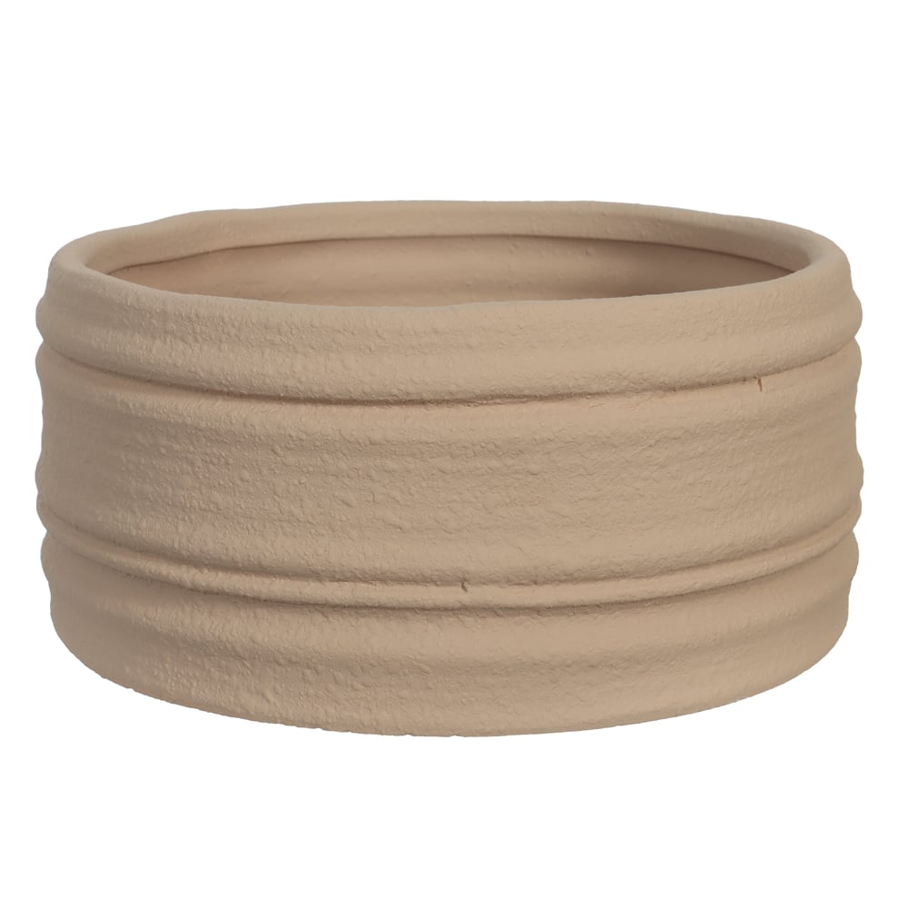 CENTRO DE MESA CERAMICA (BEGE) 13cm 28d