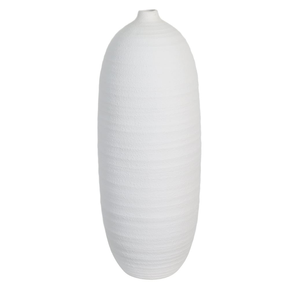 VASO DECORATIVO CERAMICA (OFF WHITE) 56cm 21,5d