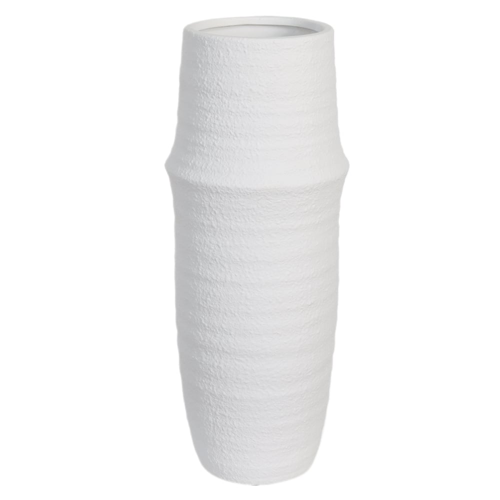 VASO DECORATIVO CERAMICA (OFF WHITE) 35cm 14d