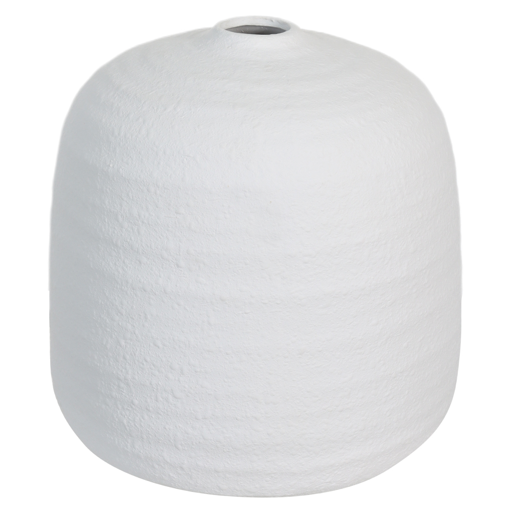 VASO DECORATIVO CERAMICA (OFF WHITE) 21,5cm 21,5d