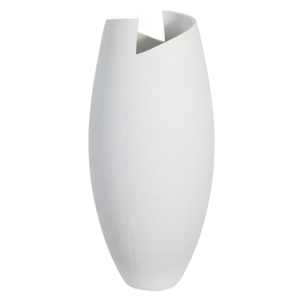 VASO DECORATIVO CERAMICA (OFF WHITE) 47cm 21,5d