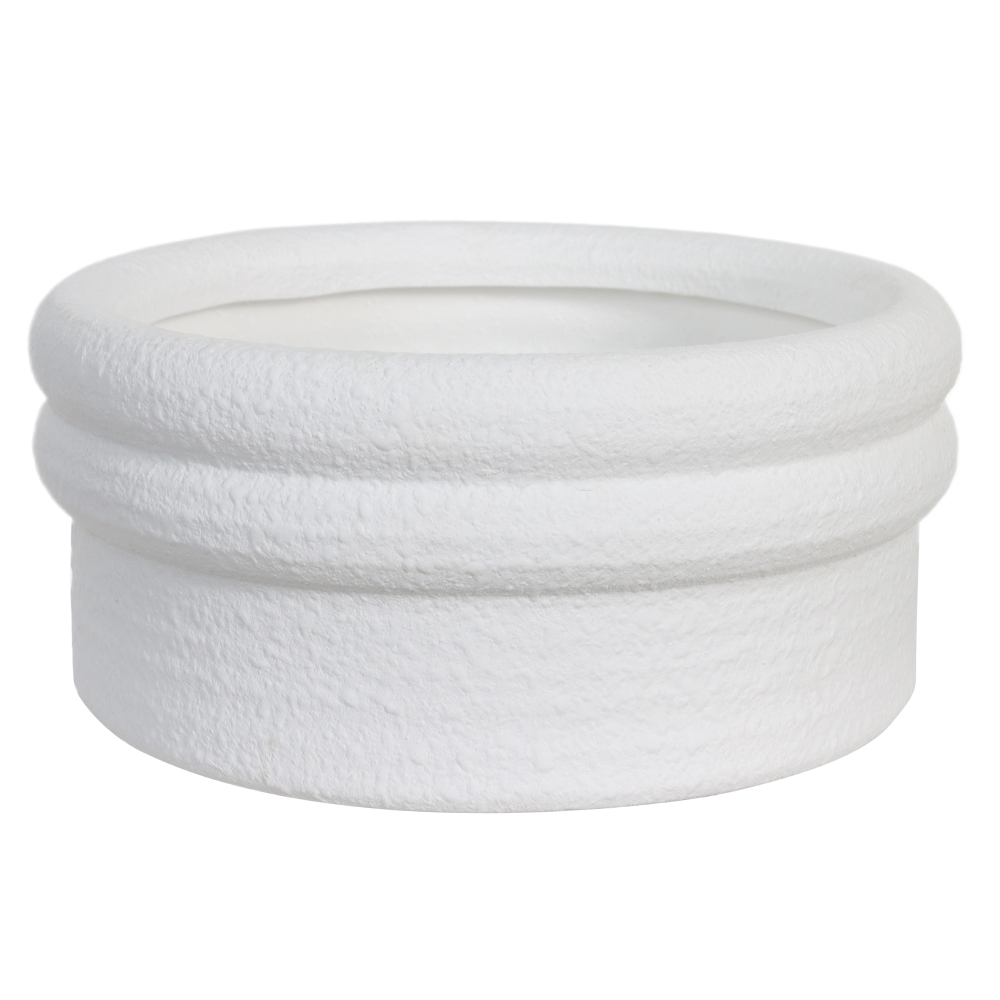 CENTRO DE MESA CERAMICA (OFF WHITE) 10,5cm 23,5d