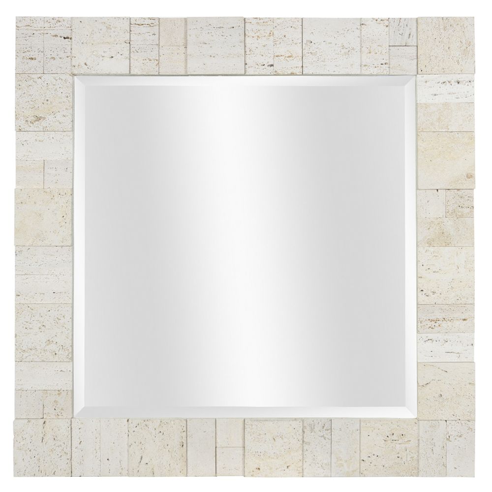 ESPELHO DECORATIVO (CINZA) 80X80X3,5cm