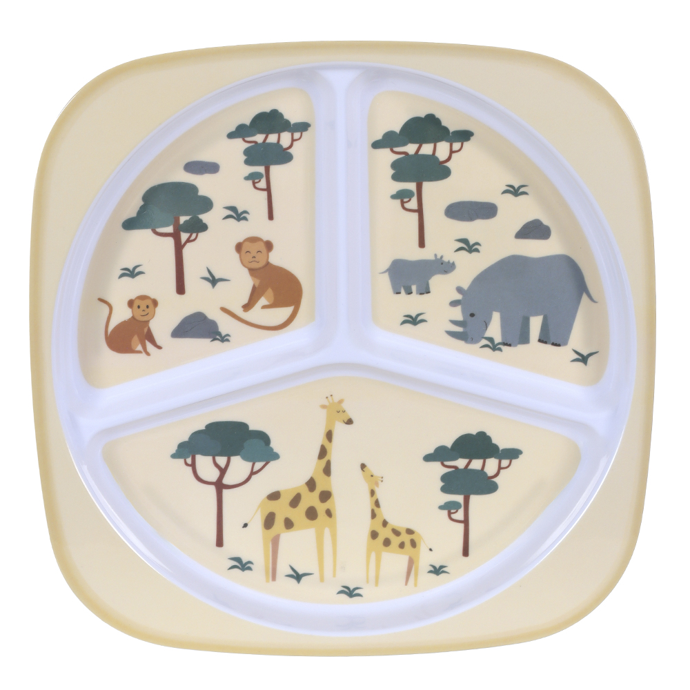 PRATO C/ DIVISORIA MELAMINA 22d INFANTIL (AMARELO SAVANA)