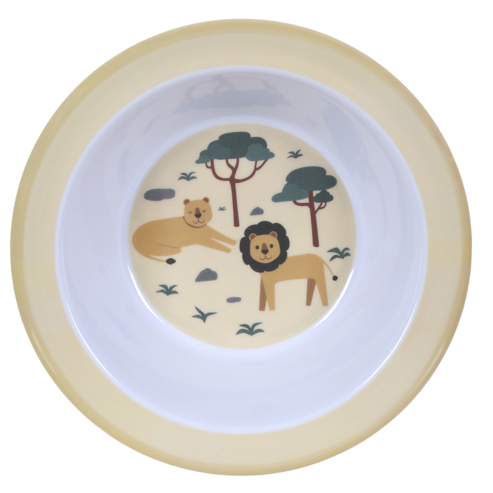 BOWL MELAMINA 350ml 4X16,6cm INFANTIL (AMARELO SAVANA)
