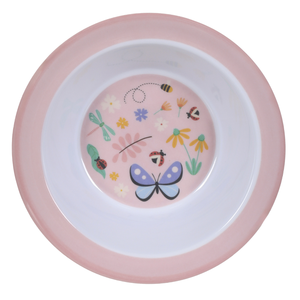 BOWL MELAMINA 350ml 4X16,6cm INFANTIL (ROSA CEU)