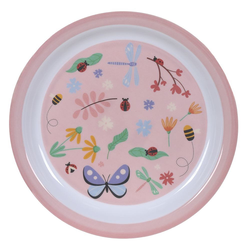 PRATO INFANTIL MELAMINA 21d (ROSA CEU)