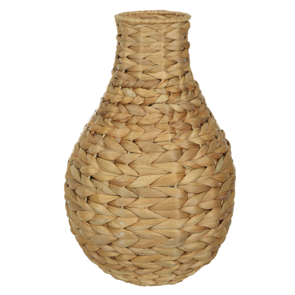 VASO DECORATIVO FIBRA NATURAL (BEGE) 32cm 20d