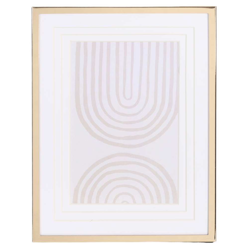 PORTA RETRATO MDF FTO 10X15 (DOURADO BRANCO) 20,6X15,5X2cm