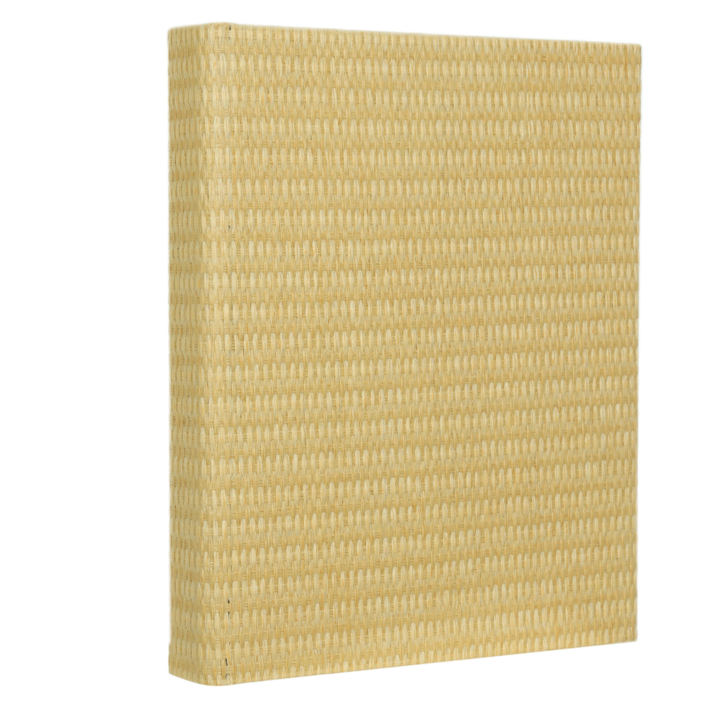 CAIXA LIVRO MDF REVESTIMENTO PU (AREIA) 21X26X3,5cm