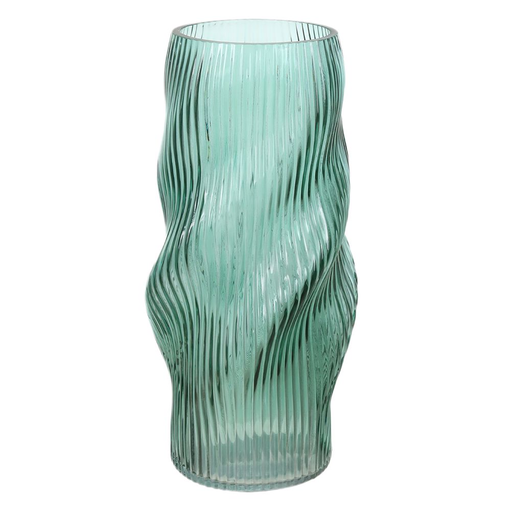 VASO VIDRO (VERDE) 30cm