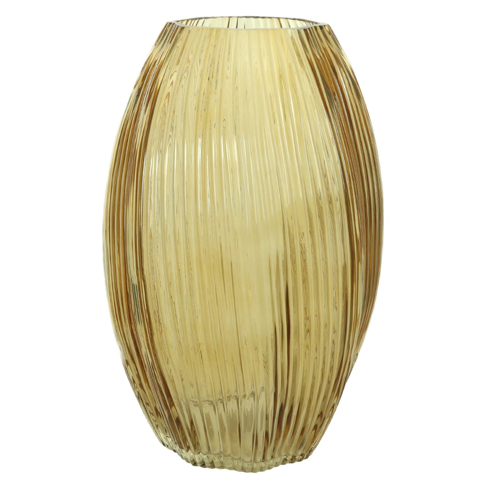 VASO VIDRO (AMBAR) 27cm