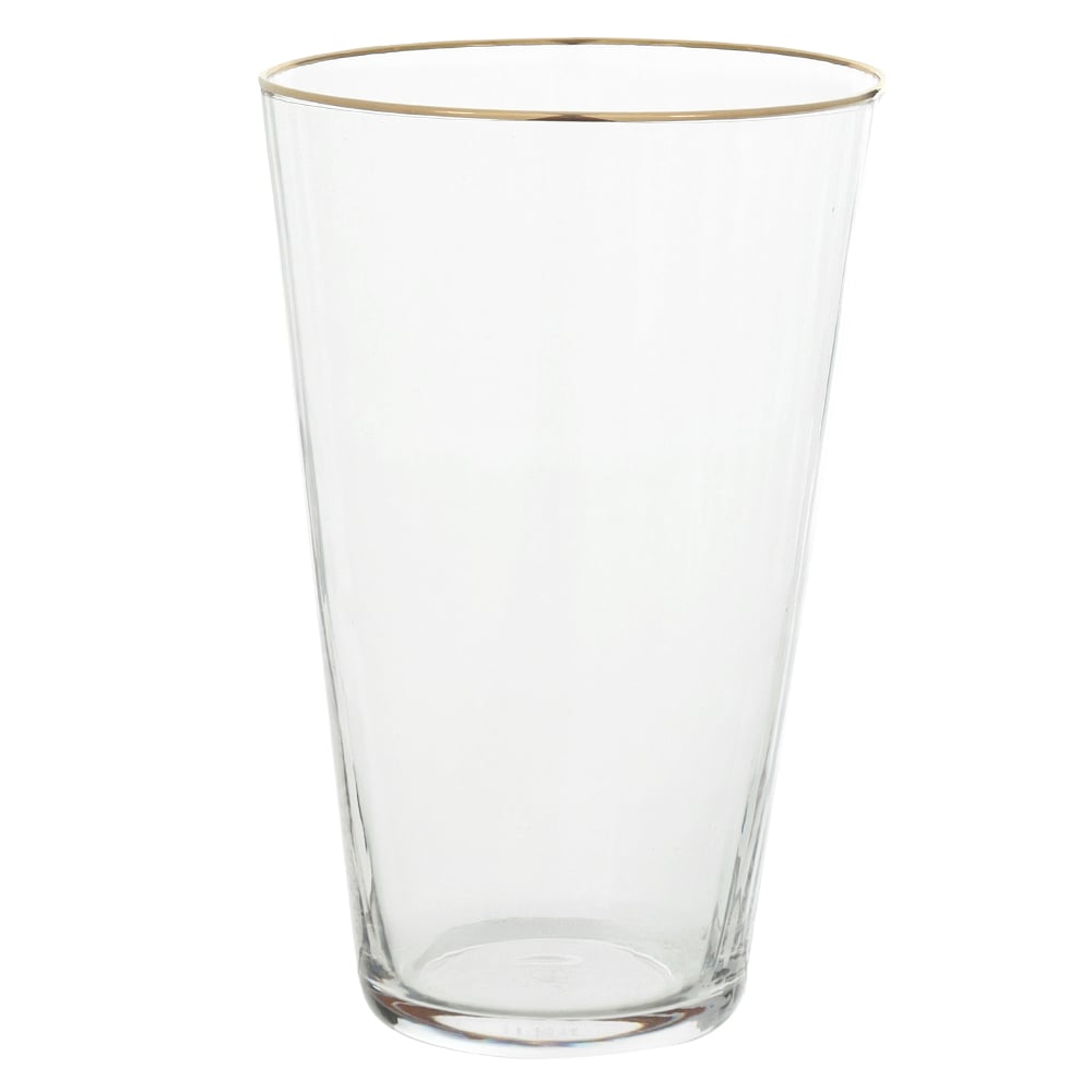 CJ COPOS 455ml 13,7X9cm C/4 PCS DELICATTA (TRANSPARENTE BD.DOURADA)