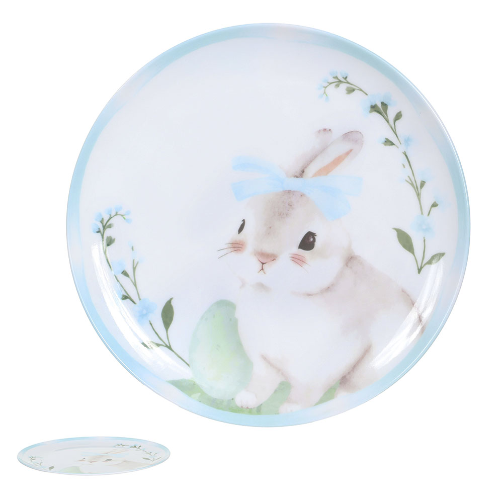 PRATO SOBREMESA MELAMINA PROVENCAL (AZUL) 20D