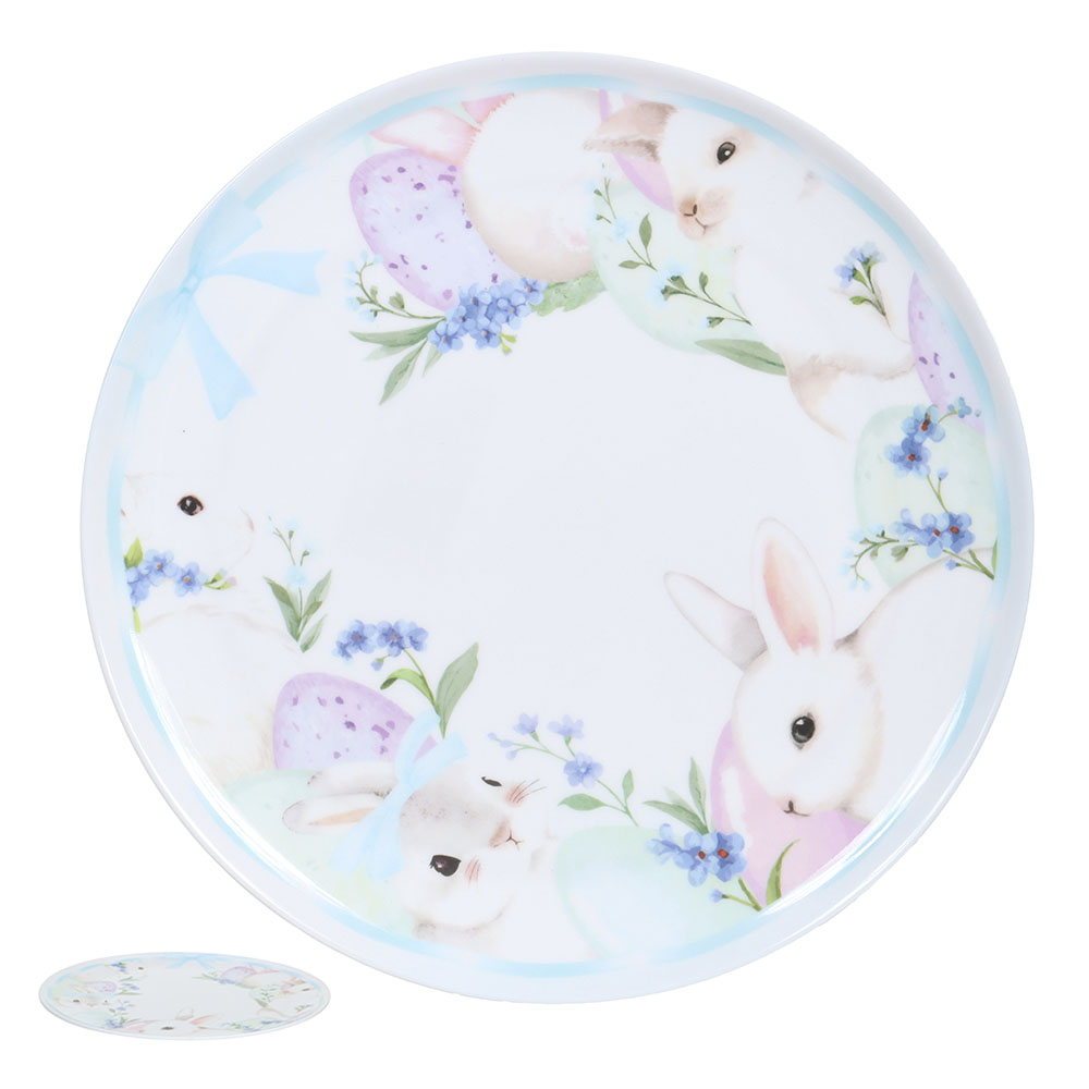 PRATO RASO MELAMINA PROVENCAL (COLORIDO) 25,5D